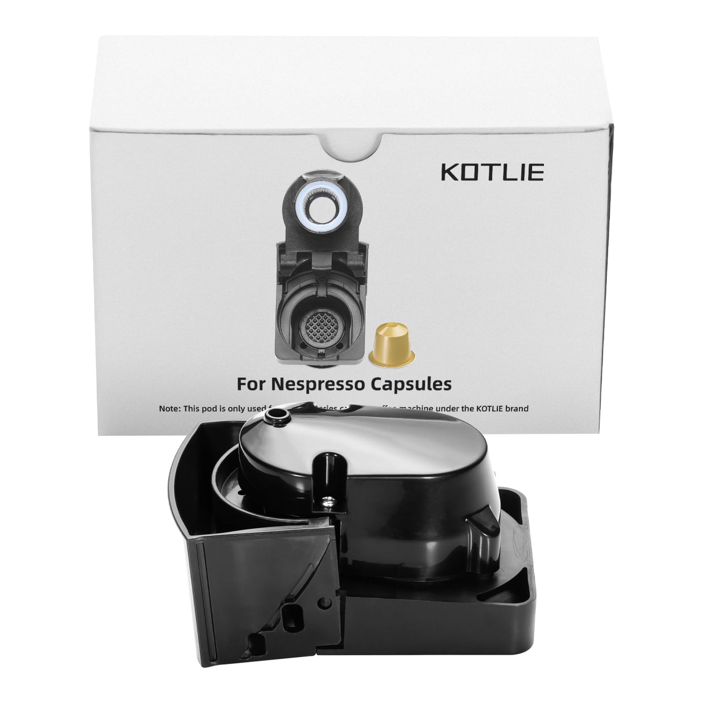 KOTLIE Coffee Pod Multi Capsule Coffee Machine Accessories for nespresso(Black)