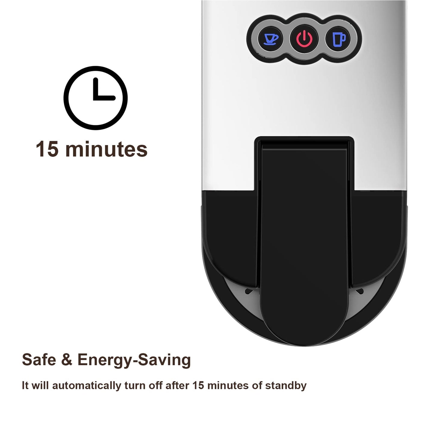 KOTLIE 513K Espresso 4in1 Coffee Machine for Nespresso Original/Dolce Gusto/L’OR/Starbucks/Ground Capsule and ESE Coffee Pods,19 Bar Automatic Coffee Machines