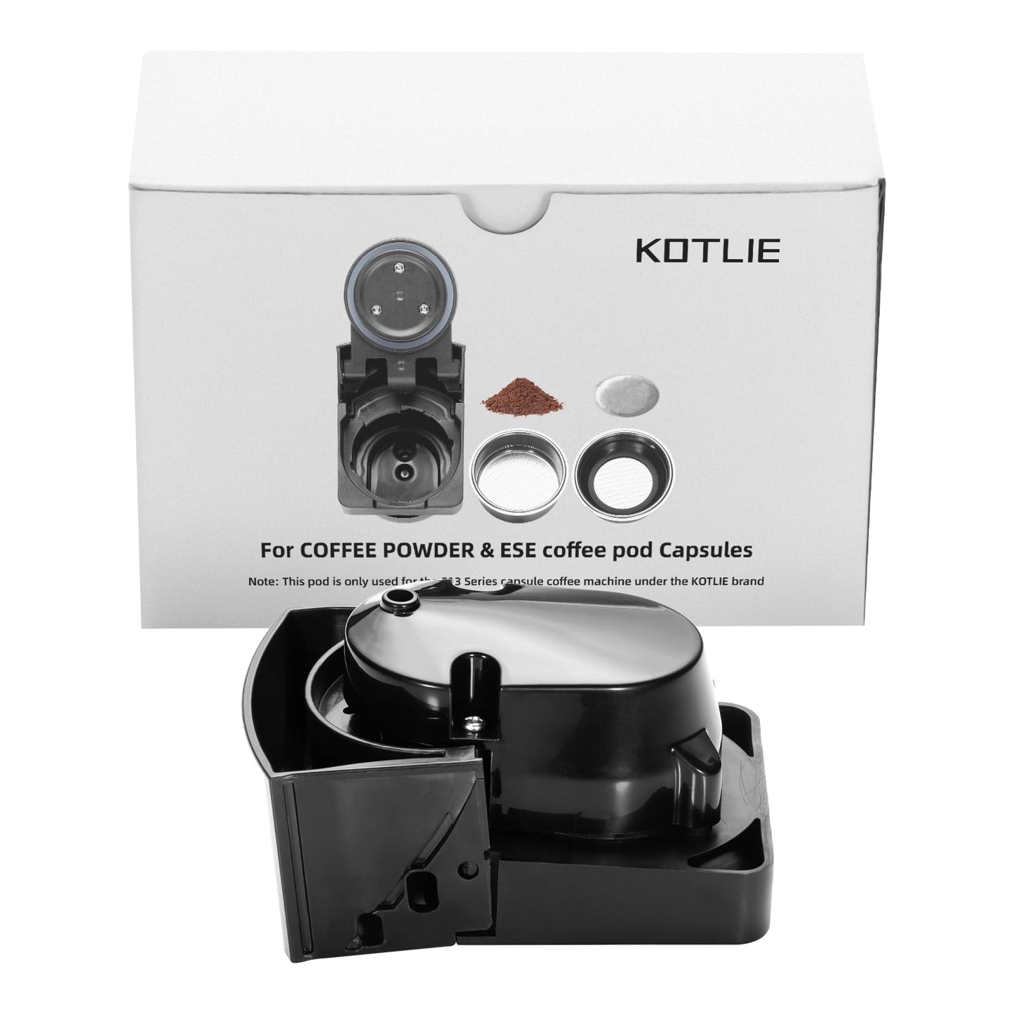 KOTLIE Coffee Pod Multi Capsule Coffee Machine Accessories for nespresso(Black)