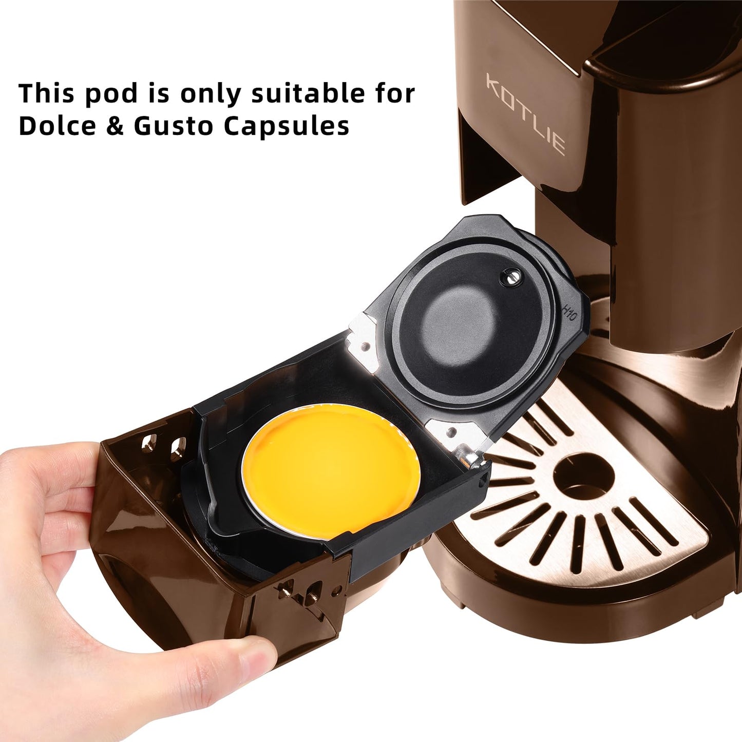 KOTLIE Coffee Pod Multi Capsule Coffee Machine Accessories for nespresso(Black)