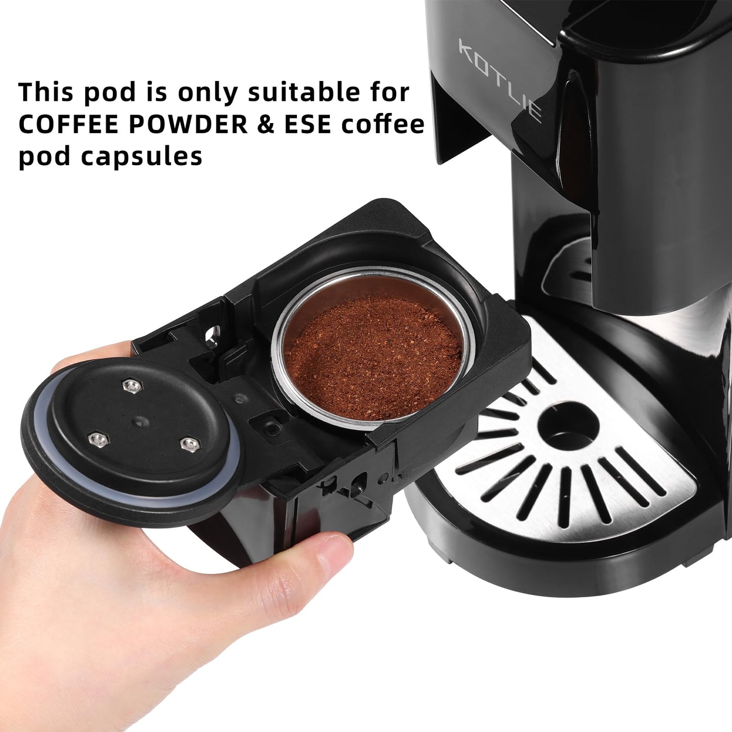 KOTLIE Coffee Pod Multi Capsule Coffee Machine Accessories for nespresso(Black)
