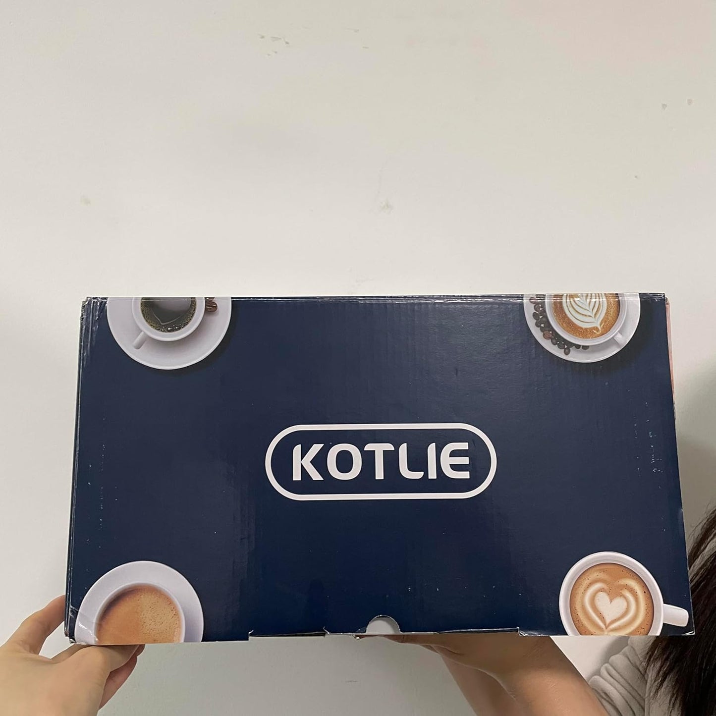 KOTLIE Espresso Coffee Machines 20bar Compact Traditional Pump Coffee Machine with Milk Frother Wand Maker,Stainless Steel 1L. CM5080